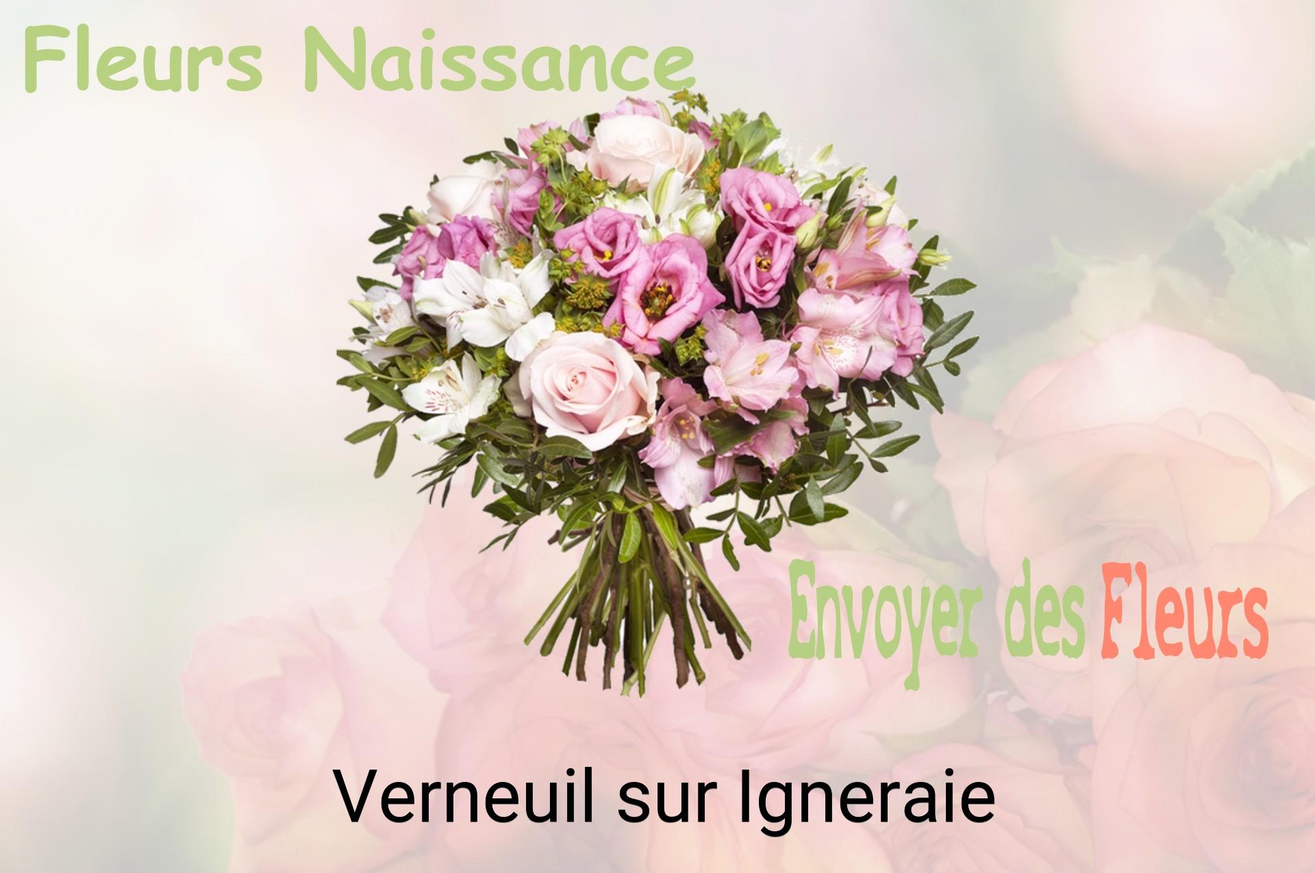 Bouquet de fleurs de naissance livré à Verneuil-sur-Igneraie